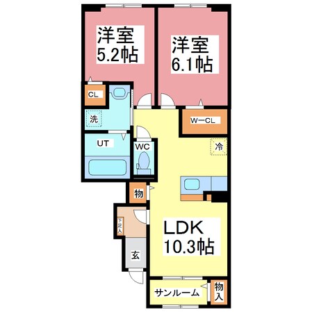 ステイズの物件間取画像